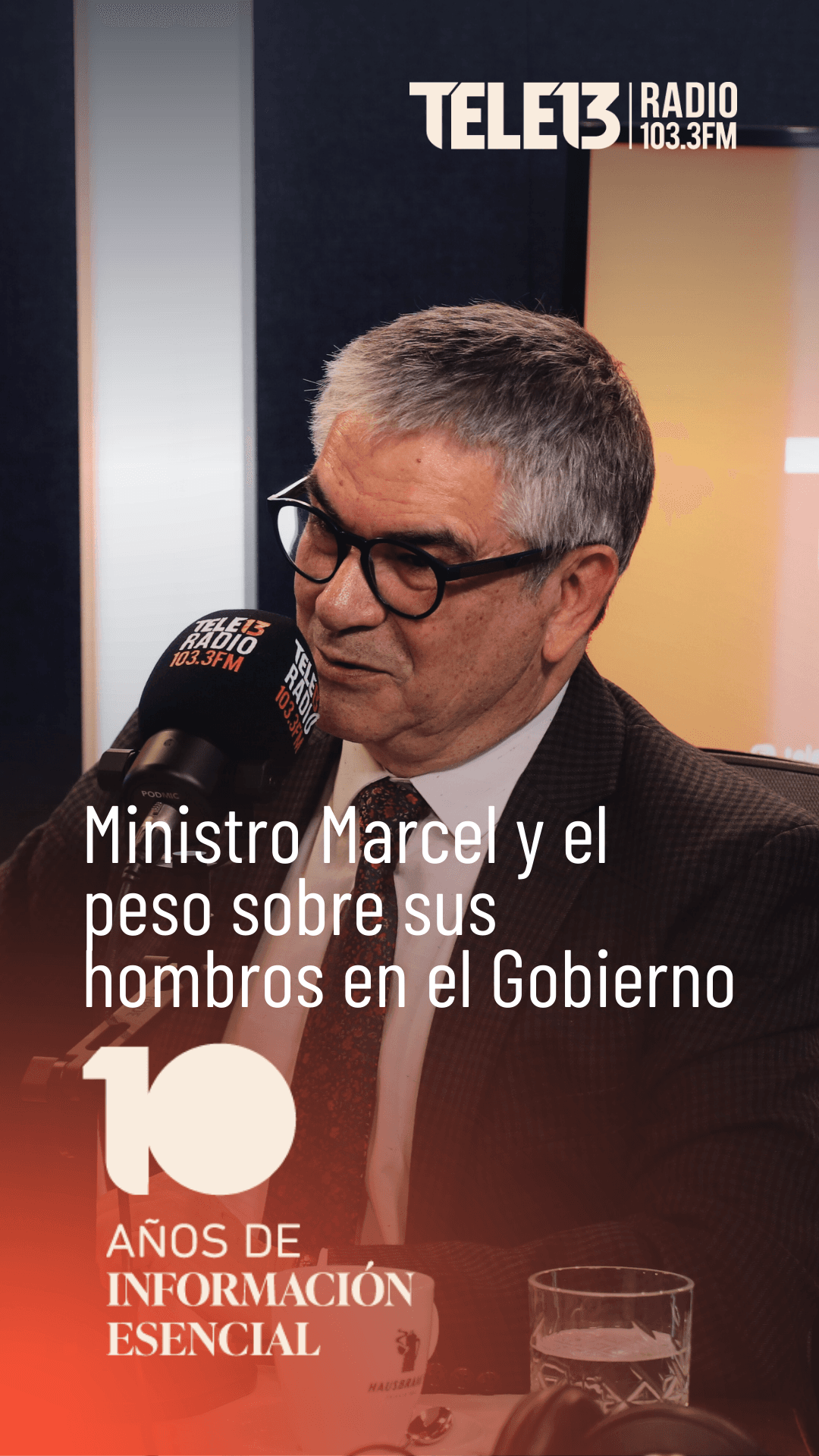 Ministro Marcel y el peso sobre sus hombros en el Gobierno